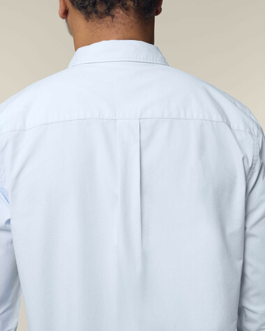 Stanley Styler Shirt_Summer Blue_Studio_Front_Detail_4